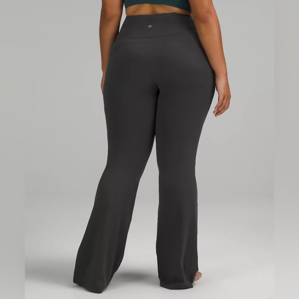 Lululemon Athletica Gray Flare Leggings